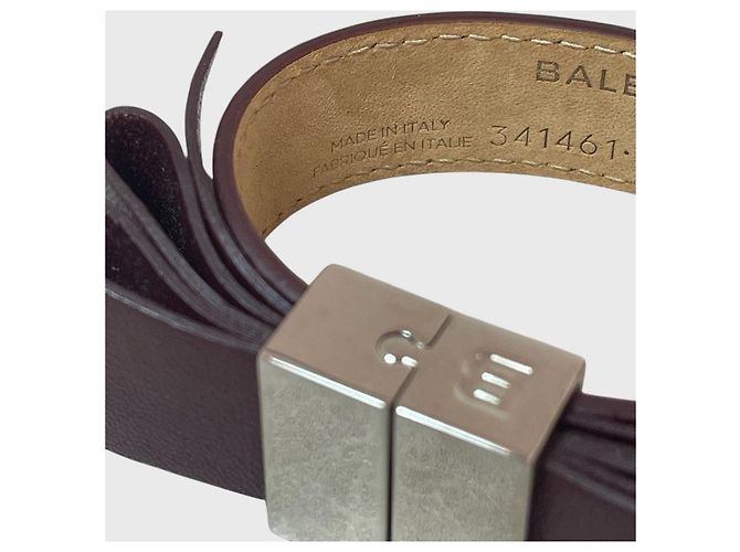Bracciale Balenciaga bordeaux T.M Bordò - vista 5