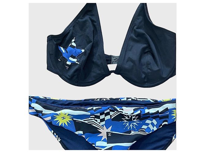 Bikini Chanel T.42 Azul - vista 4