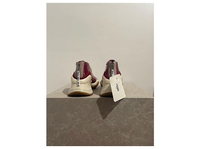 Sneakers Fendi rosse T.40 Rosso - vista 5