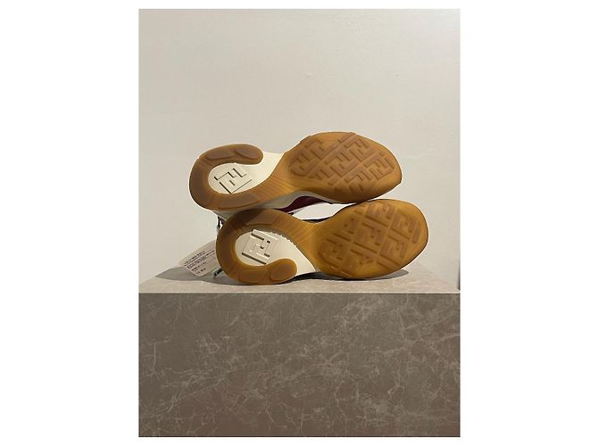 Sneakers Fendi rosse T.40 Rosso - vista 6