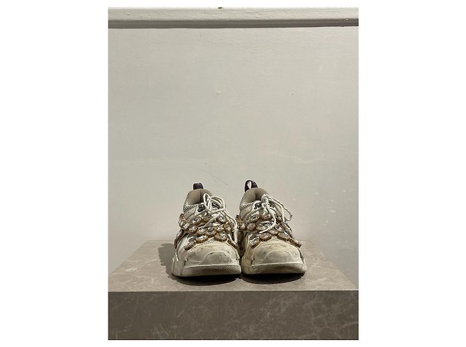 Sapatilhas Gucci Fashtrek T.38 Branco - vista 3