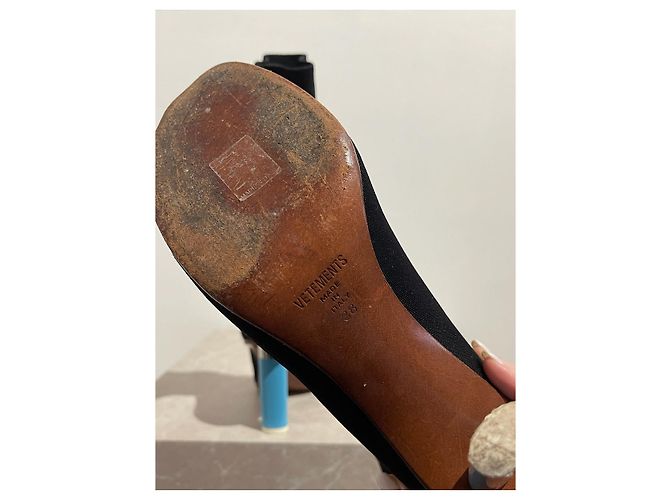 Vêtements Botas VETEMENTS negras T.38 Negro - vista 6