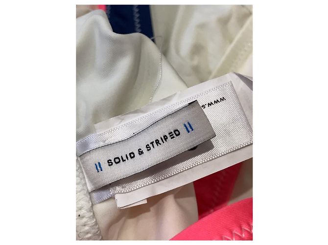 Autre Marque Bañador Solid & Striped Rosa - vista 3