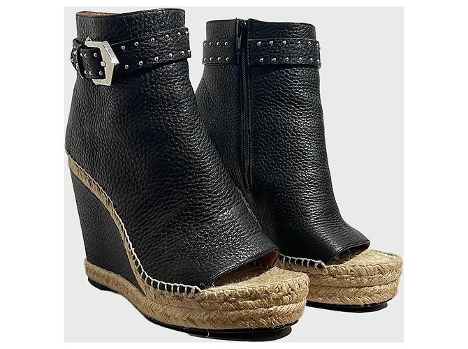 Botas de cano curto Givenchy pretas T.40 Preto - vista 2