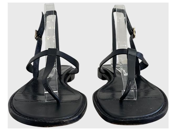 Sandali Manolo Blahnik neri T.40 Nero - vista 4