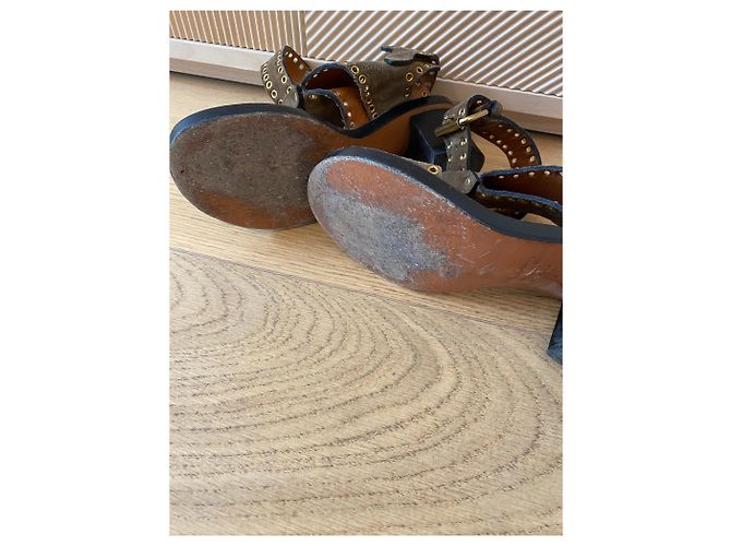 Sandali Isabel Marant Jaeryn T.35 Cachi - vista 4