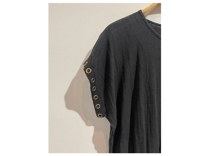 Autre Marque Vestido Misa Los Angeles negro de algodón XS - vista 2