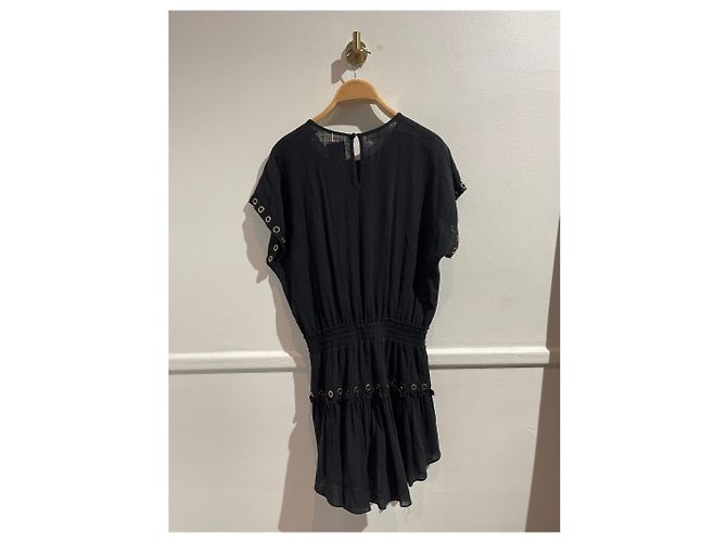 Autre Marque Vestido Misa Los Angeles negro de algodón XS - vista 3