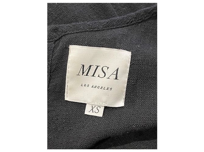 Autre Marque Vestido Misa Los Angeles negro de algodón XS - vista 4