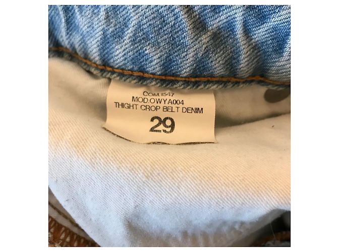 Off White Jeans Off-White blu T.29 - vista 5