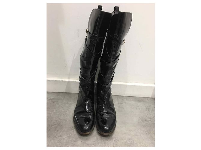 Autre Marque Botas Yves Saint Laurent negras T.36 Negro - vista 2
