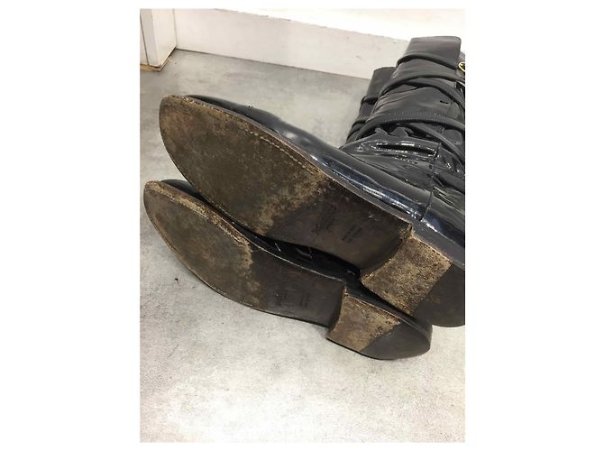 Autre Marque Botas Yves Saint Laurent negras T.36 Negro - vista 6
