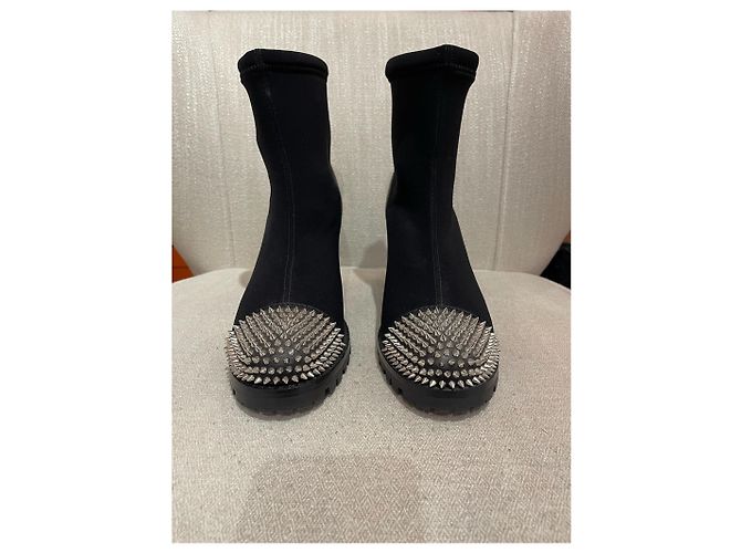 Botas Christian Louboutin negras T.39,5 NUEVAS Negro - vista 2