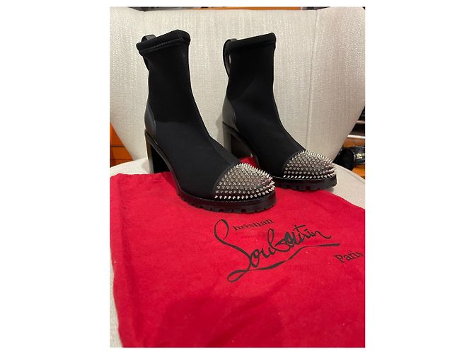 Botas Christian Louboutin negras T.39,5 NUEVAS Negro - vista 9