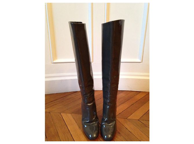 Botas Bottega Veneta Grises T.38,5 - vista 2