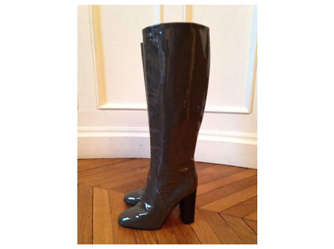 Botas Bottega Veneta Grises T.38,5 - vista 3