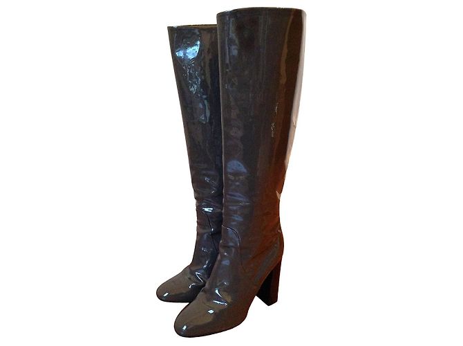 Botas Bottega Veneta Grises T.38,5 - vista 8