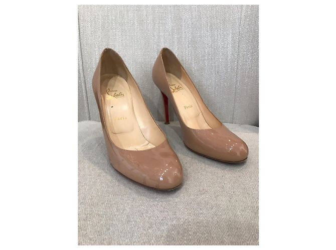 Décolleté Christian Louboutin T.39,5 Beige - vista 2