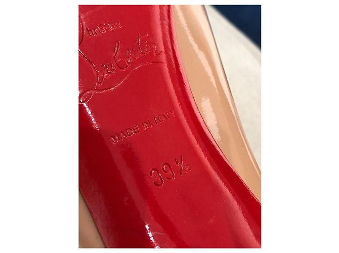 Décolleté Christian Louboutin T.39,5 Beige - vista 6