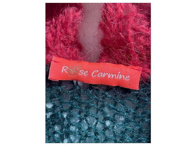 Autre Marque Weste Rose Carmine grün / blau T.U. - Ansicht 4