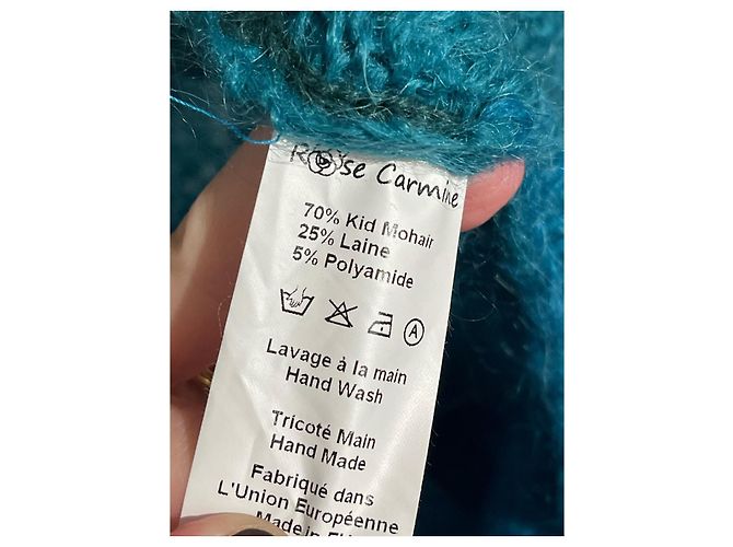 Autre Marque Weste Rose Carmine grün / blau T.U. - Ansicht 5