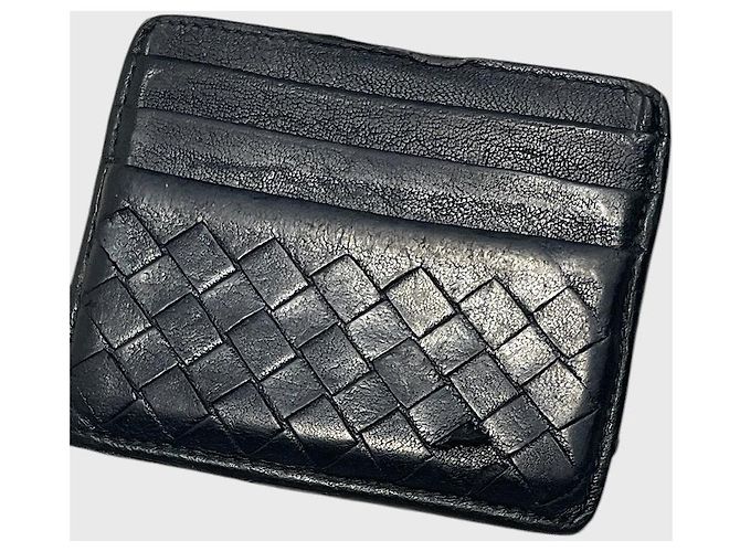 Tarjetero Bottega Veneta negro - vista 2