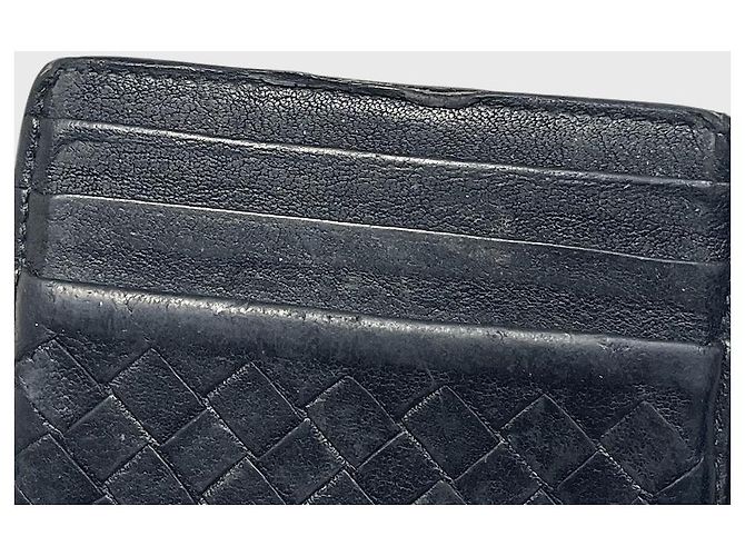 Tarjetero Bottega Veneta negro - vista 3