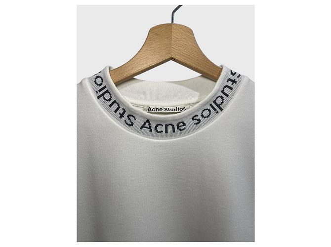 T-shirt Acne Studios branco T.L - vista 2