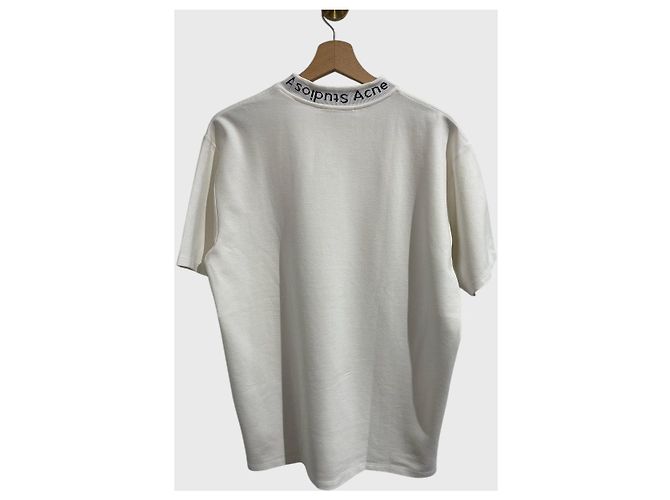 T-shirt Acne Studios branco T.L - vista 4