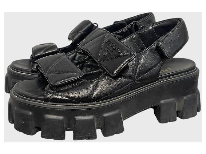 Sandali Prada neri T.37 Nero - vista 5