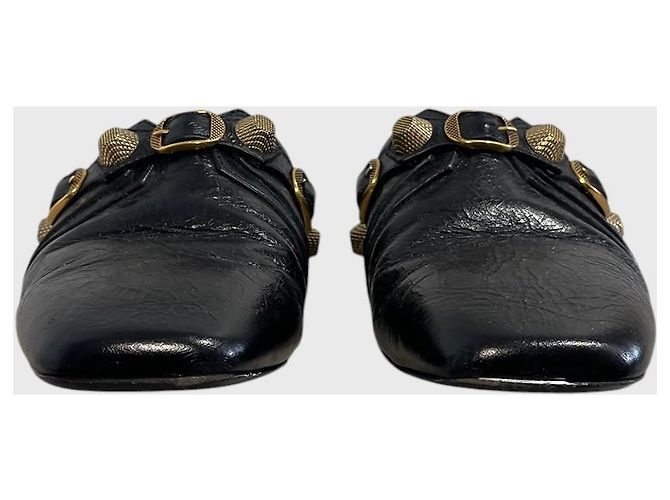 Mules Balenciaga Cagole nere T.37 Nero - vista 5
