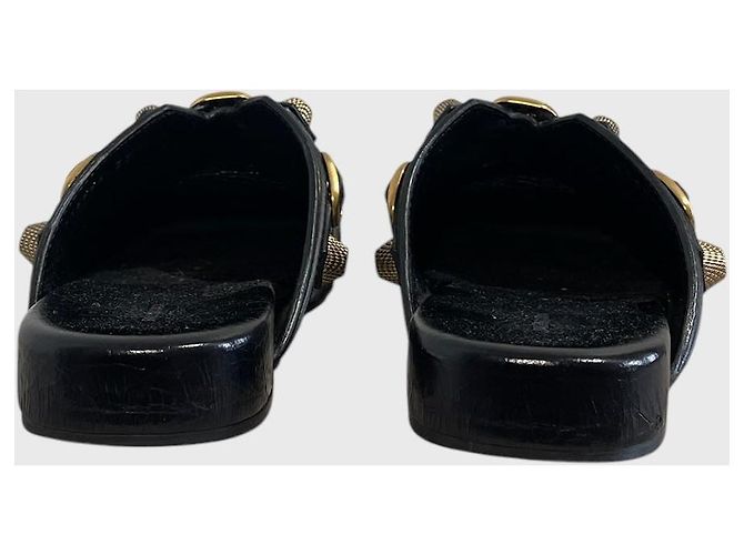 Mules Balenciaga Cagole nere T.37 Nero - vista 6