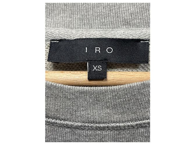 Iro Kenido Sweatshirt Grau Baumwolle XS - Ansicht 6