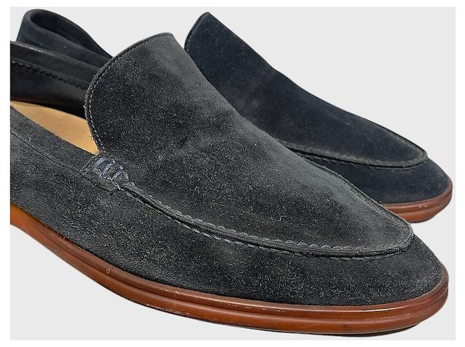 Mocassini Loro Piana blu navy T.46 - vista 6