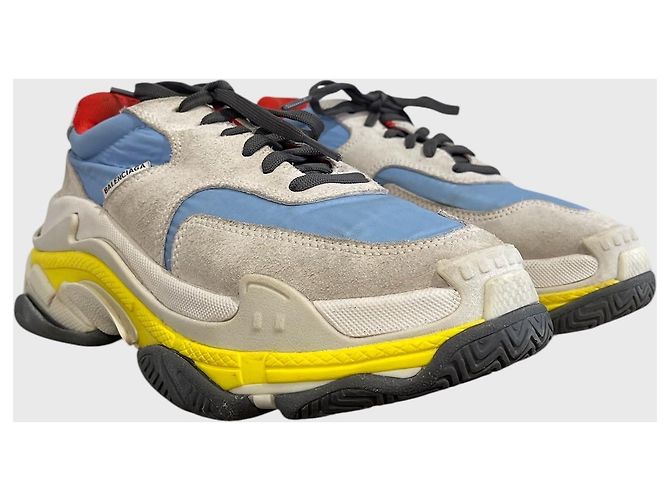 Sneakers Balenciaga Triple S T.37 Blu - vista 2