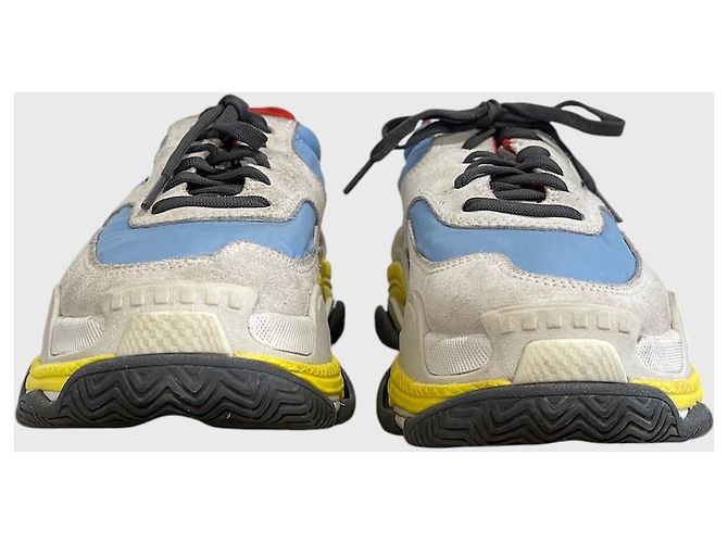 Sneakers Balenciaga Triple S T.37 Blu - vista 5