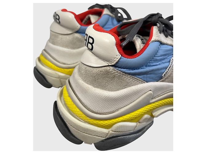 Sneakers Balenciaga Triple S T.37 Blu - vista 6