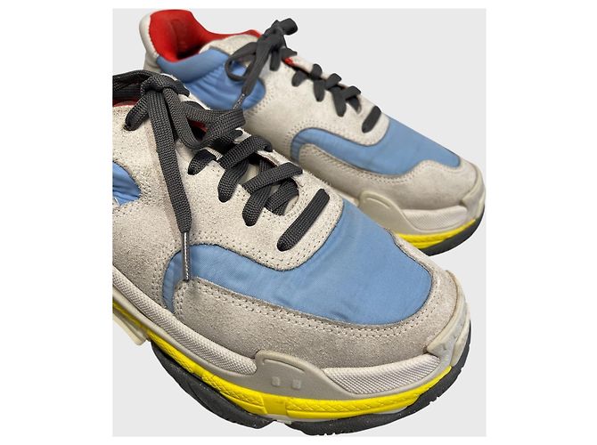 Sneakers Balenciaga Triple S T.37 Blu - vista 7