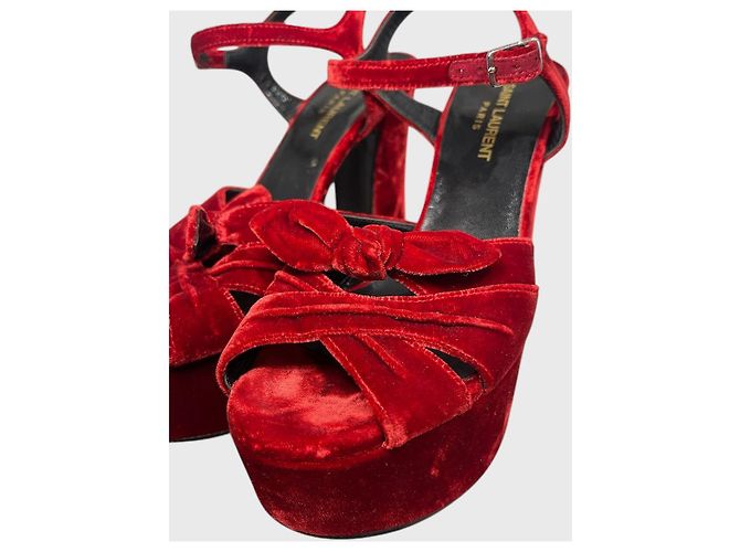 Autre Marque Sandali Saint Laurent rossi T.37 Rosso - vista 4