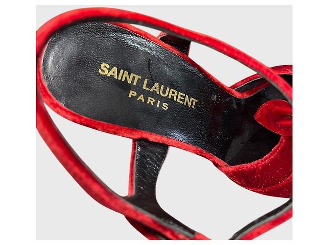 Autre Marque Sandali Saint Laurent rossi T.37 Rosso - vista 9