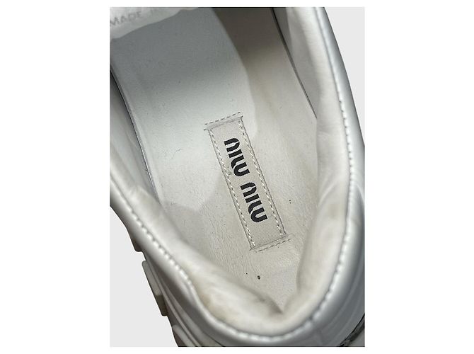 Sneakers Miu Miu bianche T.36 Bianco - vista 10