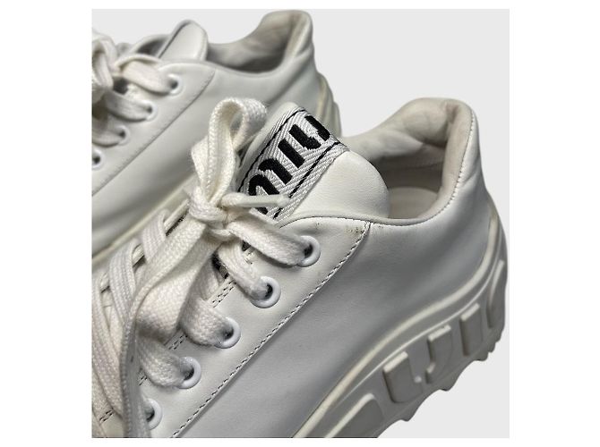 Sneakers Miu Miu bianche T.36 Bianco - vista 4