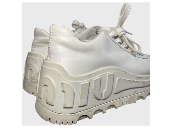 Sneakers Miu Miu bianche T.36 Bianco - vista 6