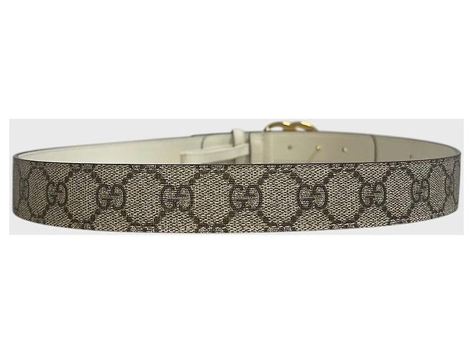 Marmont Cinturón Gucci GG beige T.85 - vista 5