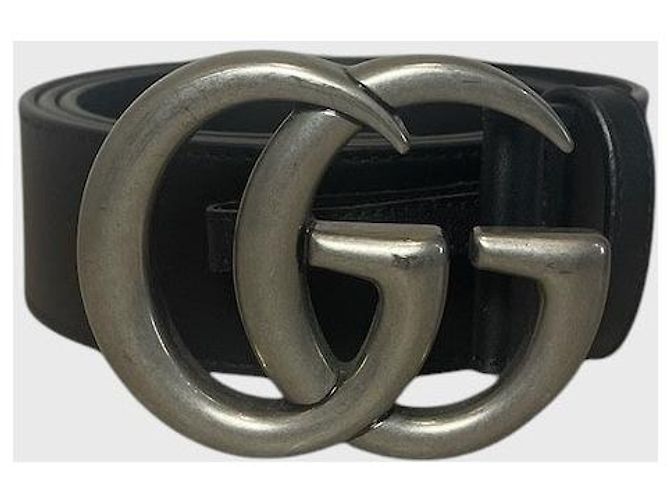 Marmont Cinturón Gucci GG negro T.90 - vista 2