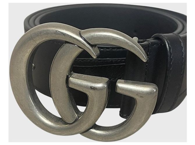 Marmont Cinturón Gucci GG negro T.90 - vista 3