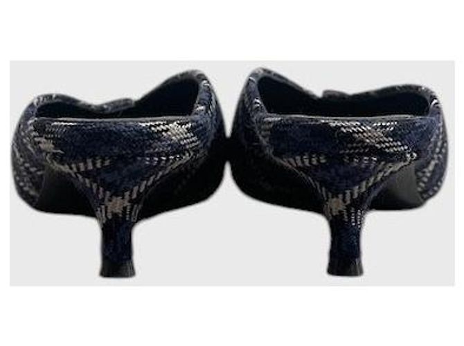 Mules Balenciaga Knife BB T.37 Blu - vista 3