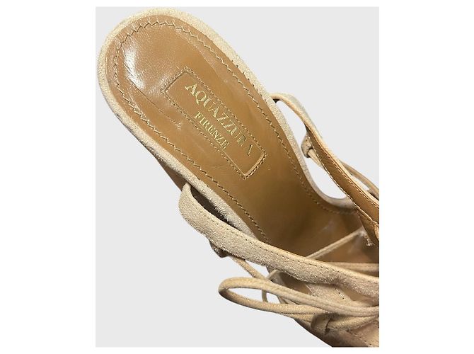 Sandali Aquazzura beige T.37 - vista 10