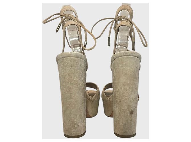 Sandali Aquazzura beige T.37 - vista 6