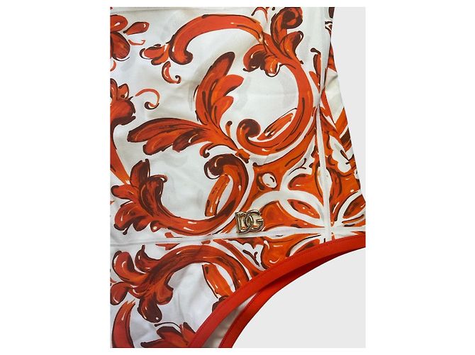 Costume da bagno Dolce & Gabbana rosso T.S - vista 3